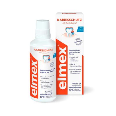 COLGATE Elmex 400мл Ополаскиватель для полости рта Sensitive Защита от кариеса