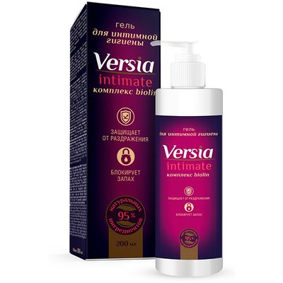 Средство для итимной гигиены VERSIA 200мл Гель для интимной гигиены