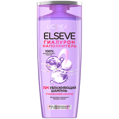 Шампунь для волос L'OREAL Elseve 400мл ГИАЛУРОН