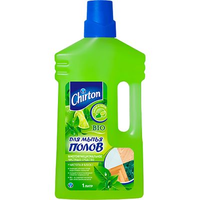 Средство для пола CHIRTON 1000мл Чистящее средство для мытья пола Лайм и Мята