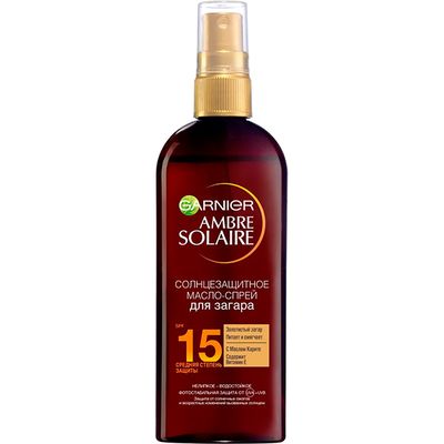 AMBRE SOLAIRE 150мл Масло-спрей СПФ 15