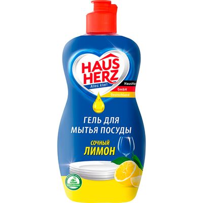 Средство для мытья посуды Haus Herz 450мл Сочный лимон