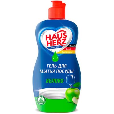 Средство для мытья посуды Haus Herz 450мл Яблоко