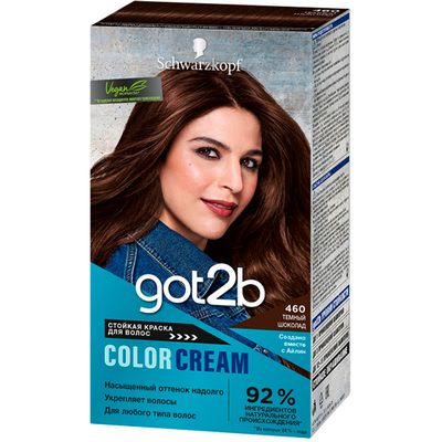 GOT2B Color Cream 142,5мл Краска для волос 460 Темный шоколад