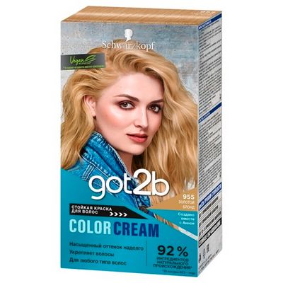 GOT2B Color Cream 142,5мл Краска для волос 955 Золотой блонд