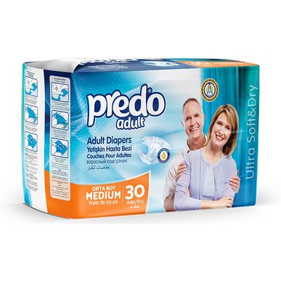 Подгузники для взрослых PREDO 15шт (М)