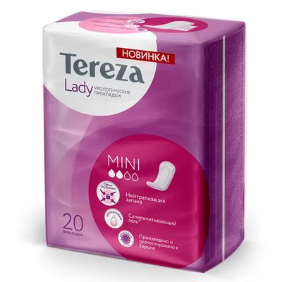 Прокладки урологические TEREZAMED Lady Mini уп 20шт*16