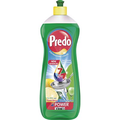 Средство для мытья посуды PREDO 750мл жидкое Зеленый