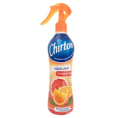 Освежитель воздуха CHIRTON 400мл Аква Лайт Солнечный цитрус (водный)