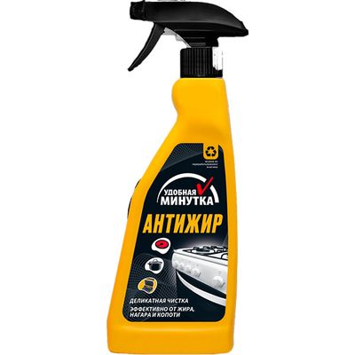 Средство для кухни UNICUM 500млУдобная минутка Антижир (спрей)*12