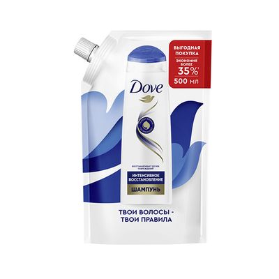Шампунь для волос DOVE 500мл Интенсивное восстановление