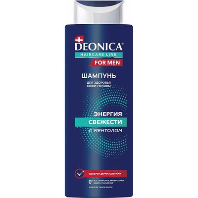 Шампунь для волос DEONICA FOR MEN 380мл Энергия свежести