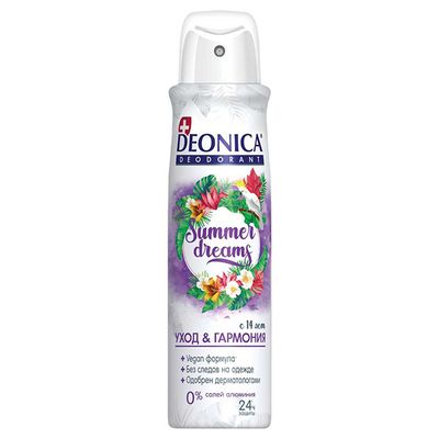 Дезодорант для тела DEONICA 150мл Summer Dreams спрей
