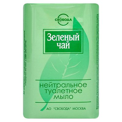 Мыло туалетное СВОБОДА 100г Зеленый чай*36