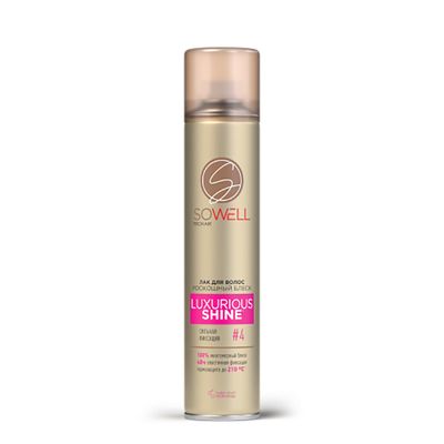 Лак для волос SoWell 300см3 Luxurious Shine Роскошный блеск сильной фиксации
