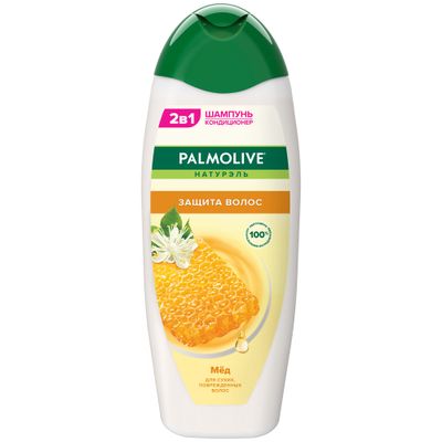 Шампунь для волос PALMOLIVE Натурэль 450мл защита волос с экстрактом Меда
