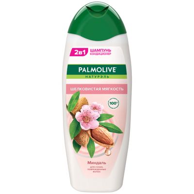 Шампунь для волос PALMOLIVE Натурэль 450мл шелковистая мягкость с экстрактом Миндаля