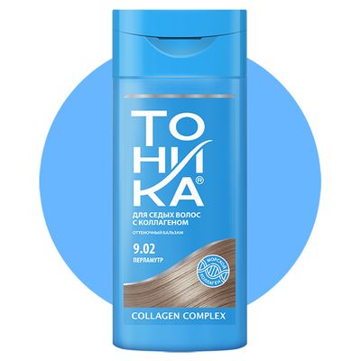 Бальзам оттеночный ТОНИКА 150мл 9.02 Перламутр для седых волос*6