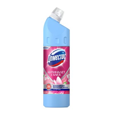 Универсальное чистящее средство-гель DOMESTOS/ДОМЕСТОС 750мл Цветущая Магнолия антиналет + Блеск