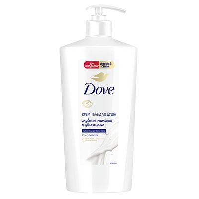 Крем-гель для душа DOVE/ДАВ 610мл Глубокое Питание и Увлажнение