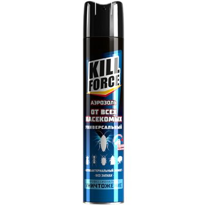 Средства от летающих насекомых KILL FORCE 350мл Аэрозоль инсектицидный от летающих