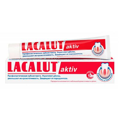 Зубная паста LACALUT 75мл aktiv Профилактическая