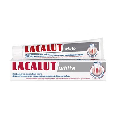 Зубная паста LACALUT 75мл white Профилактическая