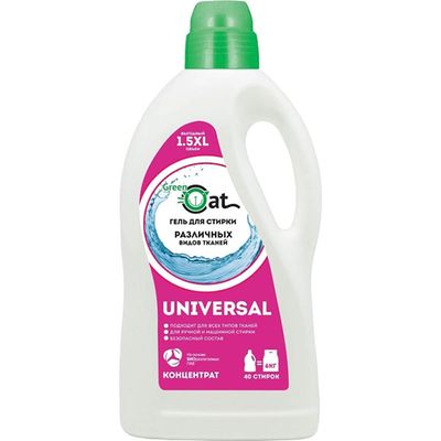 Гель для стирки Green Cat 1500мл Универсальный