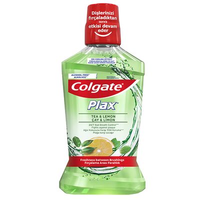 Ополаскиватель для полости рта COLGATE PLAX 500мл Свежесть чая