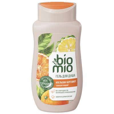 Гель для душа BIO MIO 250мл BIO SHOWER GEL Апельсин и бергамот