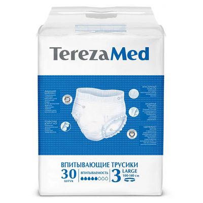 Трусы-подгузники для взрослых TEREZAMED LARGE (№3) уп.30