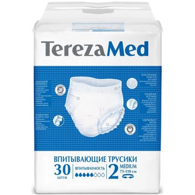 Трусы-подгузники для взрослых TEREZAMED MEDIUM (№2) уп.30