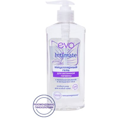 Мицеллярный гель EVO Intimate 275мл для интимной гигиены