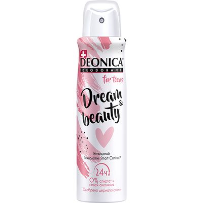 Дезодорант для тела DEONICA FOR TEENS 150мл Dream & Beauty 12+ спрей*6