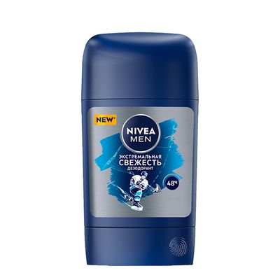 Дезодорант для тела NIVEA MEN 50мл стик Экстремальная свежесть