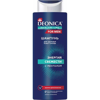 Шампунь для волос DEONICA FOR MEN 380мл Защита от потери волос