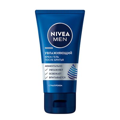 Крем после бритья NIVEA MEN 50г Увлажняющий крем-гель после бритья с гиалуроном