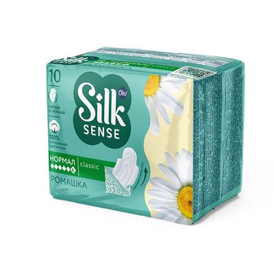 Женские гигиенические прокладки OLA! Silk Sense 10шт ULTRA NORMAL ультратонкие для нормальных выделений Мягкий шелк