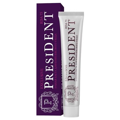 Зубная паста PRESIDENT 75мл Exclusive