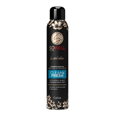 Шампунь для волос SoWell 200мл Сухой Clean & Fresh, чистота и свежесть