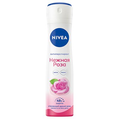 Дезодорант для тела NIVEA 150мл спрей Нежная роза