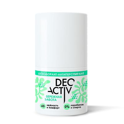 Дезодорант для тела DEO ACTIV 50мл Дезодорант-антиперспирант Бережная забота