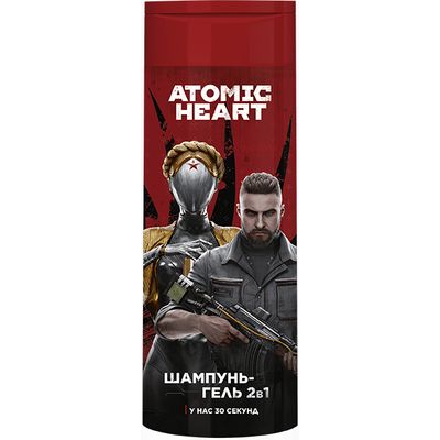 Шампунь-гель для волос ATOMIC HEART 400мл освежающий 2в1 для мужчин