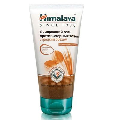 HIMALAYA 150мл Гель очищающий против черных точек с грецким орехом