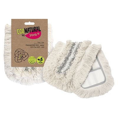 Насадка к швабре YORK ECO NATURAL МОП 1шт плоский ЭКО - запас*24