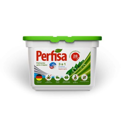 Капсулы для стирки PERFISA 15г * 28шт 3в1 бокс