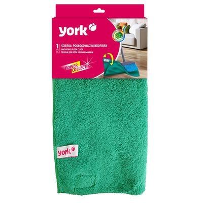 Салфетки хозяйственные YORK 1шт  из микрофибры для пола двухсторонняя с застежкой*60