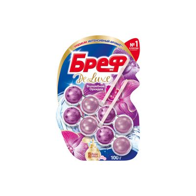 Туалетный блок БРЕФ 2x50г Делюкс Волшебная орхидея