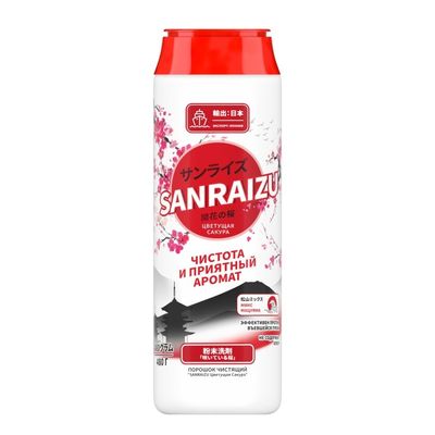 Чистящий порошок SANRAIZU 480г Свежесть Юдзу