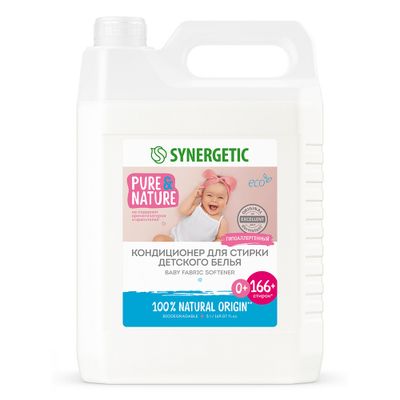 Кондиционер для детского белья SYNERGETIC 5000мл Нежное прикосновение